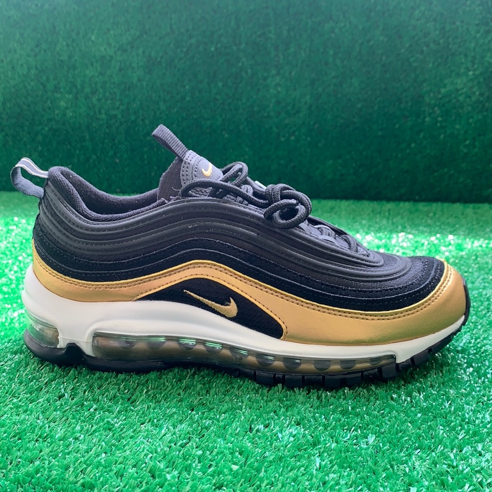 Nike Air Max 97 Retro Running Shoes (Black)